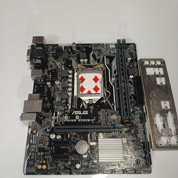 مادربرد ایسوس نسل 6/7 مدل64 گیگابایت فرم فاکتور  PRIME B250M-K DDR4 uATX INTEL LGA 1151 uATX -استوک