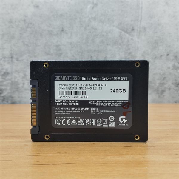اس اس دی SSD -  برند گیگابایت GIGABYTE - ظرفیت 240GB - استوک