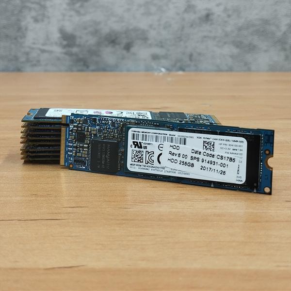 اس اس دی M.2 برند توشیبا - NVME 2280mm - ظرفیت 256GB - استوک