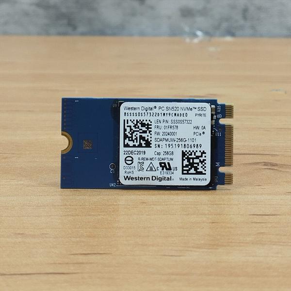 اس اس دی M.2 برند وسترن -  2242mm - ظرفیت 256GB - استوک 