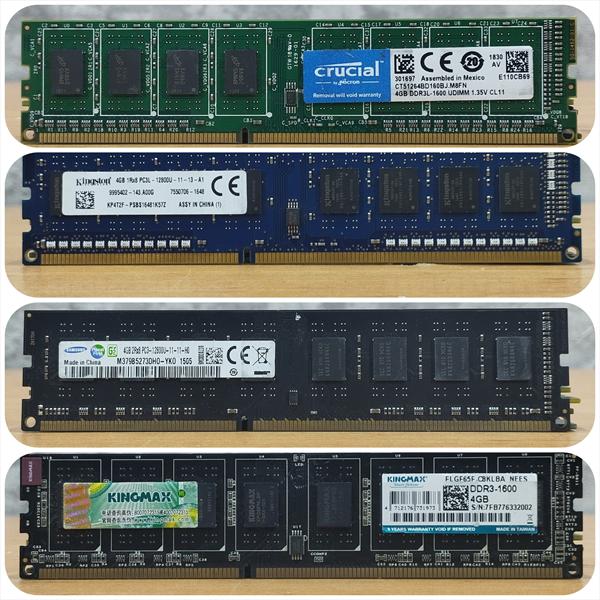 رم دسکتاپ برند متفرقه اورجینال RAM DESKTOP DDR3 1600MHz 4GB 