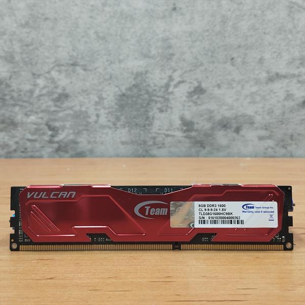 رم دسکتاپ برند متفرقه RAM DESKTOP DDR3 1600MHz 8GB هیت سینک دار- استوک