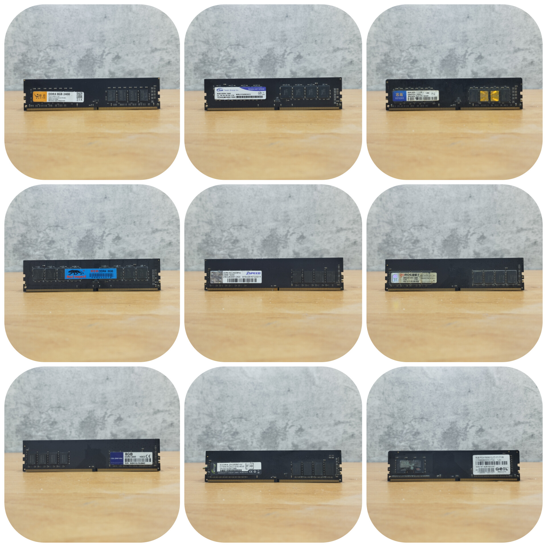 رم دسکتاپ برند متفرقه RAM DESKTOP DDR4 2400MHz 8GB - استوک