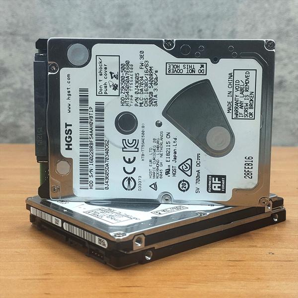 هارد لپ تاپ برند هیتاچی HDD LAPTOP HITACHI 500GB  -  استوک (