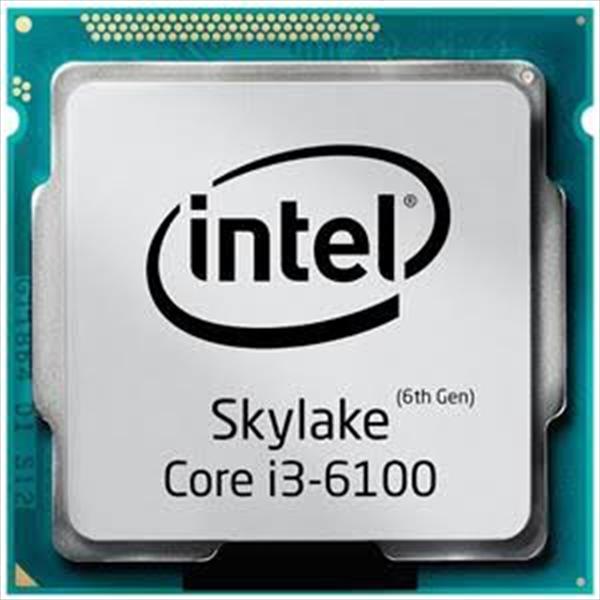 پردازنده اینتل بدون باکس CPU INTEL Core i3-6100 -استوک