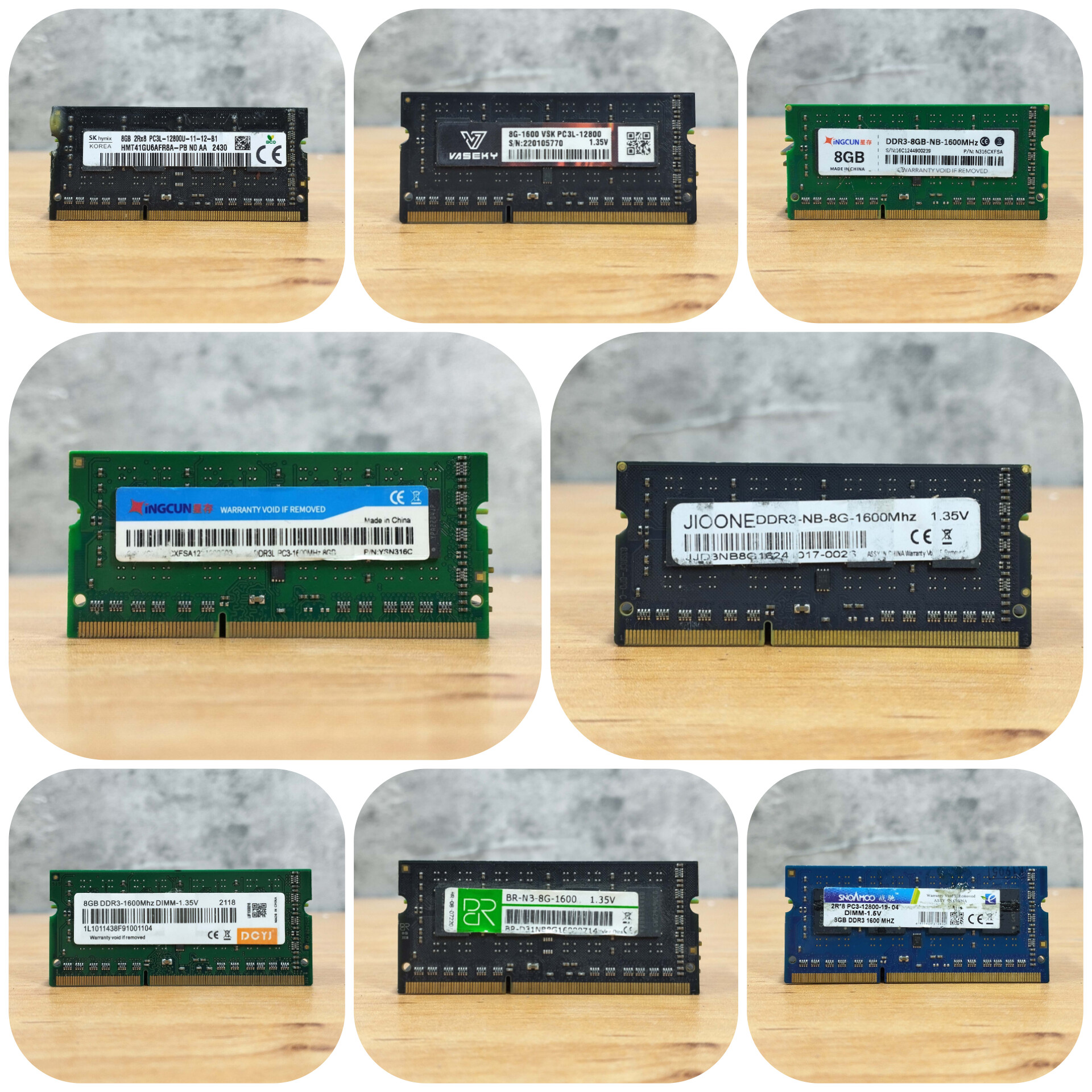 رم لپ تاپ برند متفرقه RAM LAPTOP DDR3 (PC3L) 1600MHz 8GB - ا