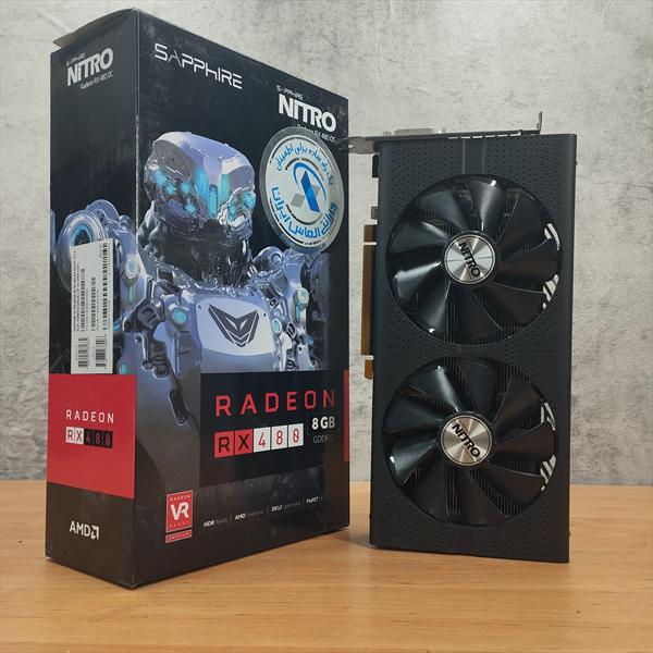 کارت گرافیک سافایر مدل Sapphire NITRO + Radeon RX 480 8GB GD